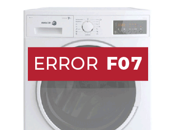 Lavadora Fagor error F07 ✓ con exceso de agua en equipo lavado