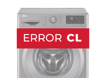 Error CL Lavadora LG carga frontal ✓ Soluciona ¡YA! tu